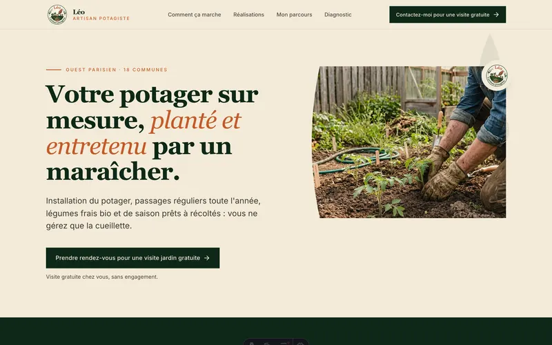 Home Farmer · Site public